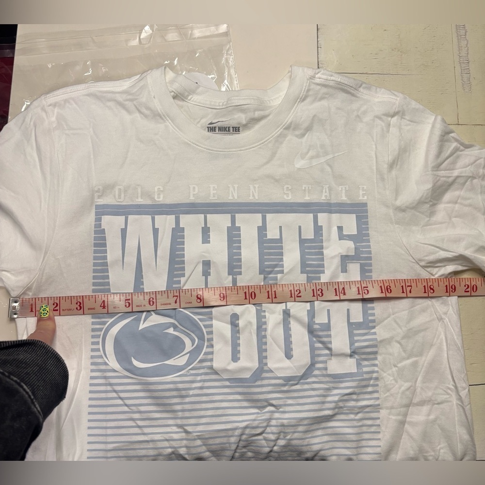 Nike Penn State 2016 White Out T-Shirt Size Medium New PSU Nittany Lions - Picture 2 of 5